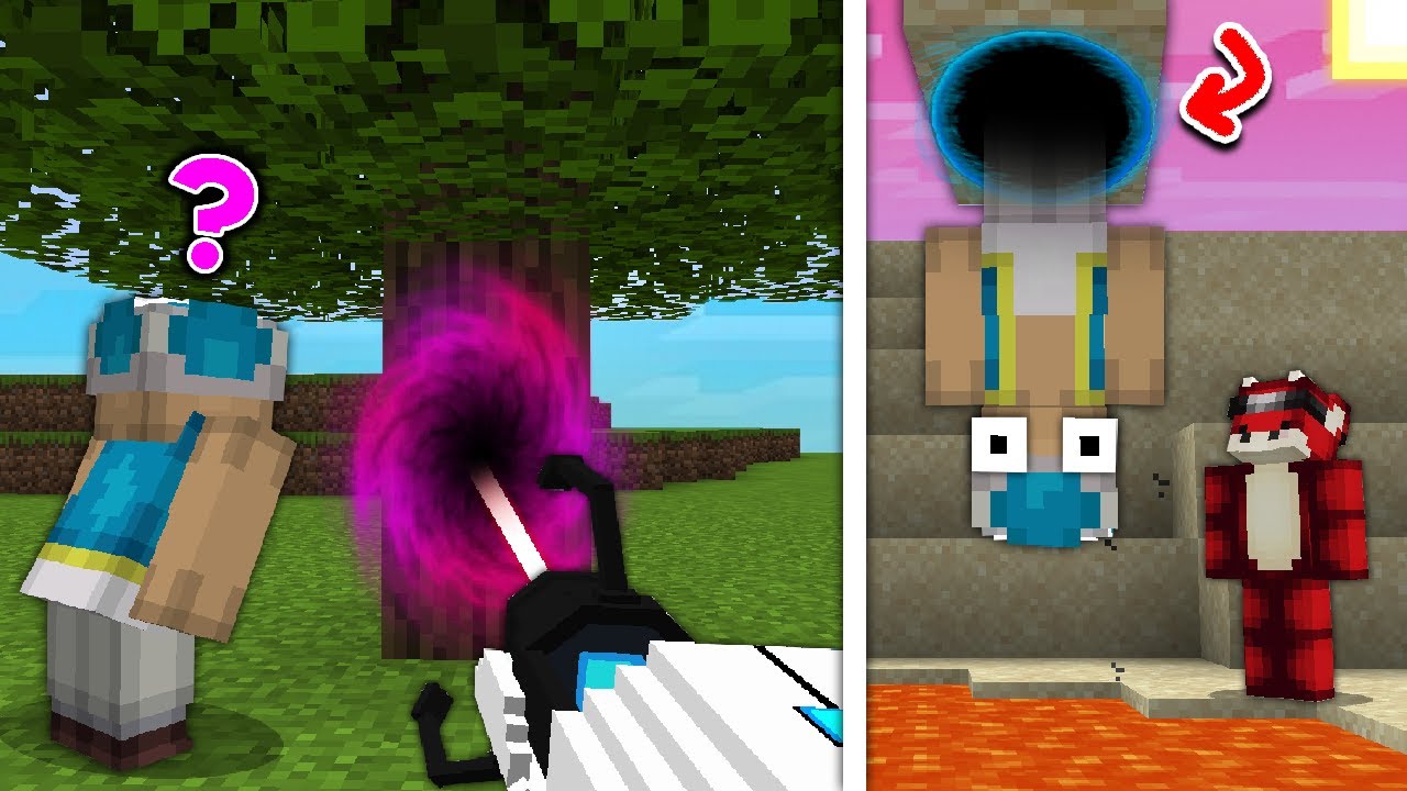 J'ai Triché grâce à un Portail Dimensionnel en Manhunt sur Minecraft