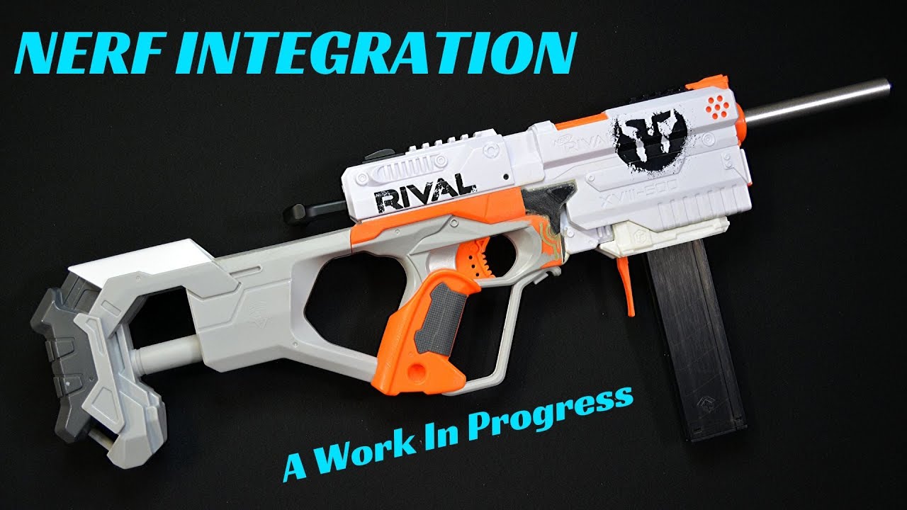 Интеграция Nerf Rival Kronos Alphahawk, часть 1 (Создание лучшего Nerf Kronomag!)