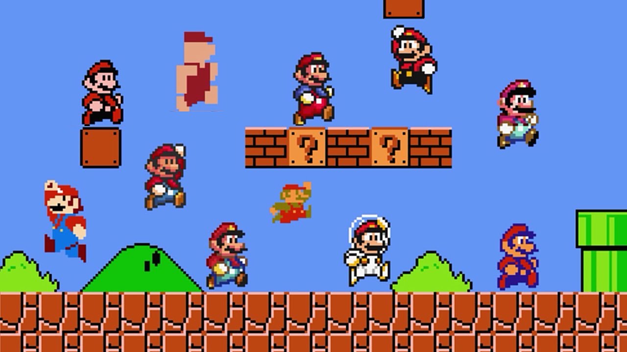 Super Mario Bros. Crossover - All Mario Skins