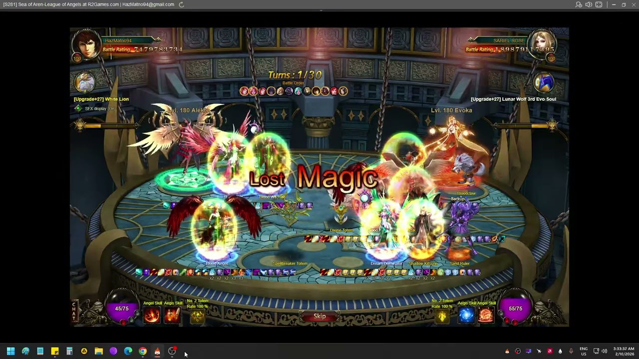 League Of Angels 2026  BR isn't everything Part 32 (7.5B vs 190B)