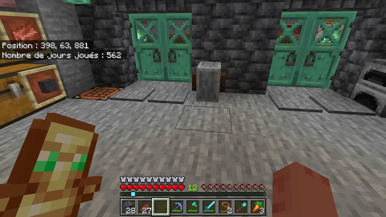 Aventure Minecraft pere fille avec Chamanao 7 ans