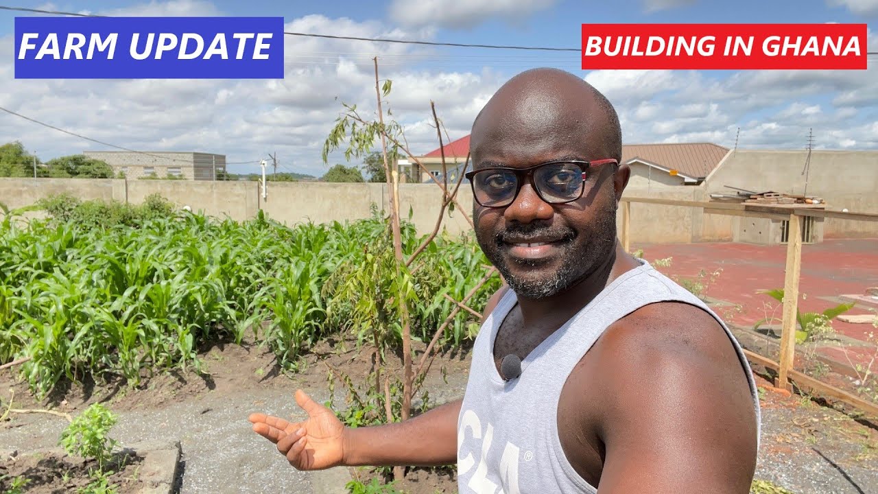 BUILDING IN GHANA | FARM UPDATE & PAVEMENT BLOCKS