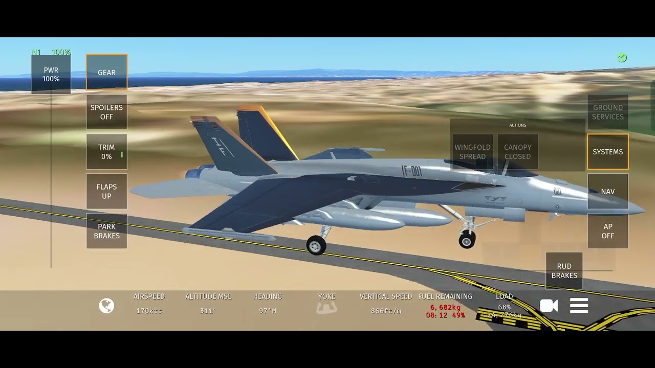 Super hornet take off 🛫