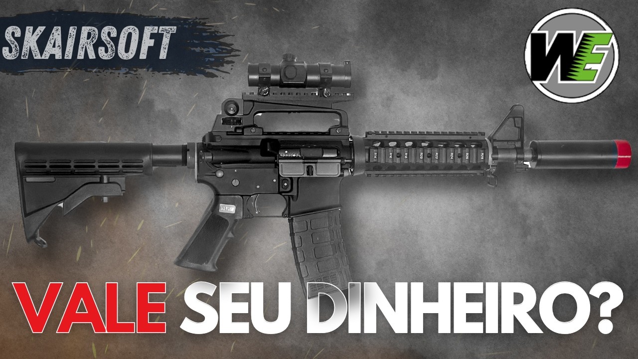 A VERDADE SOBRE A GBBR M4 MAIS EM CONTA | M4 CQB V3 WE | REVIEW