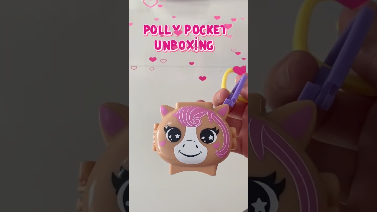 POLLY POCKET UNBOXİNG 💖 #shorts #unboxing #asmr #toys #satisfying #pollypocket #surprisetoys