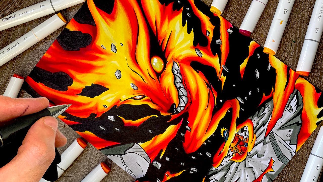 COME DISEGNARE KYUBI - NARUTO