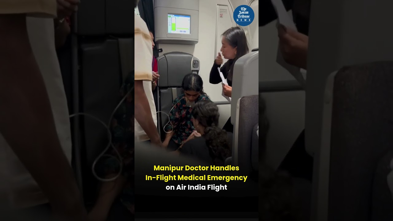 Manipur Doctor Handles In Flight Medical Emergency on Air India Flight