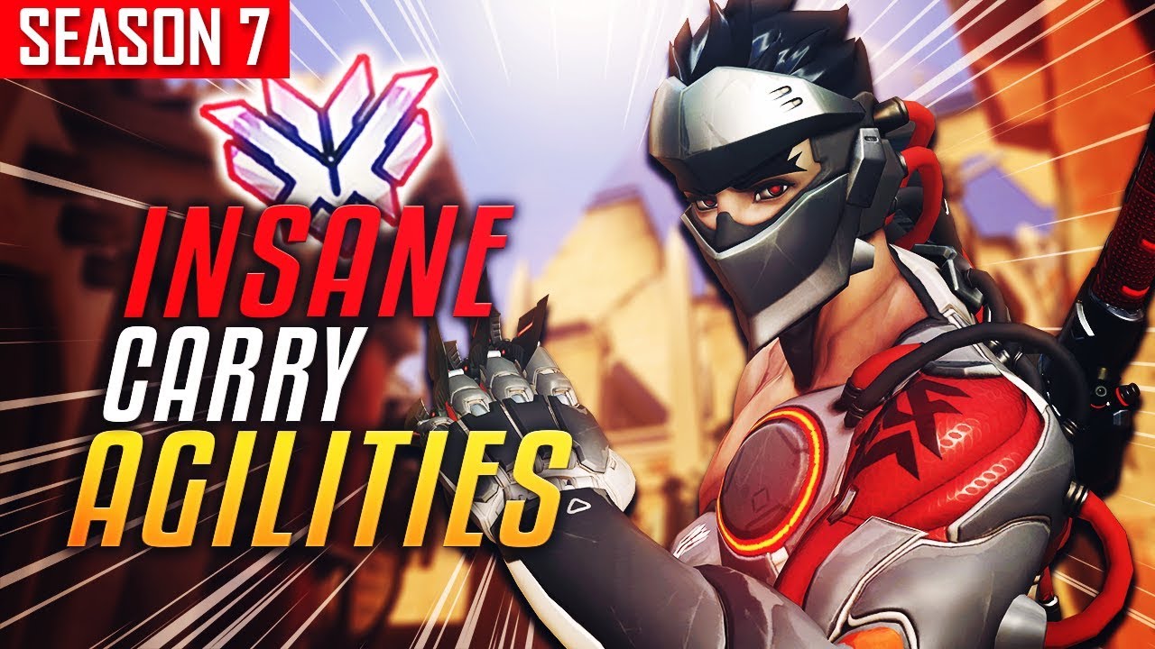 INSANE Genji Carry - Agilities VS Jake (51K in 10 mins) [S7 TOP 500]