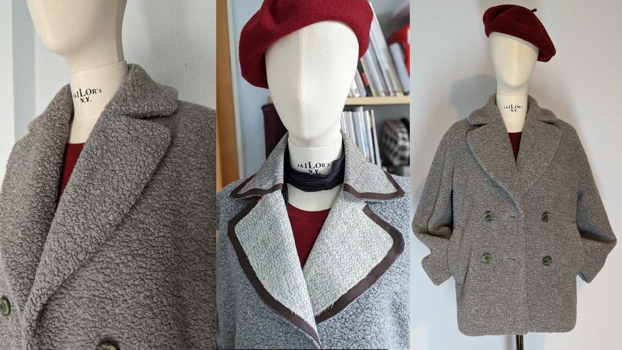 How to sew your own Faux Fur Coat. Part 2.