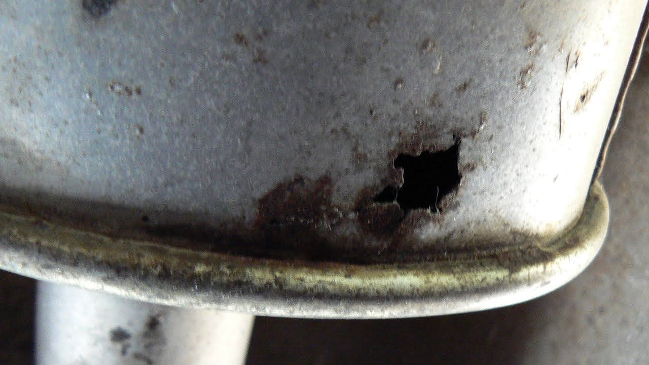 Comment réparer un trou dans un échappement pour 6€45