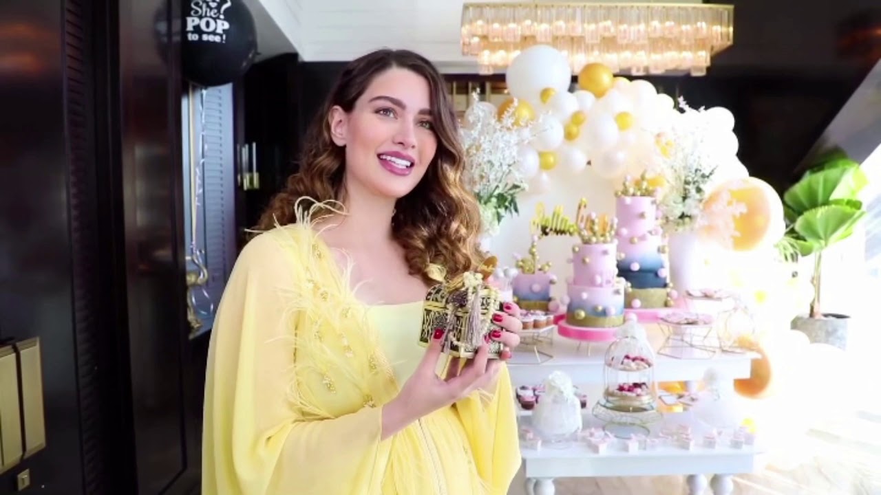 توزيعات روان بن حسين || Rawan Bin Hussain baby shower ||  azza party