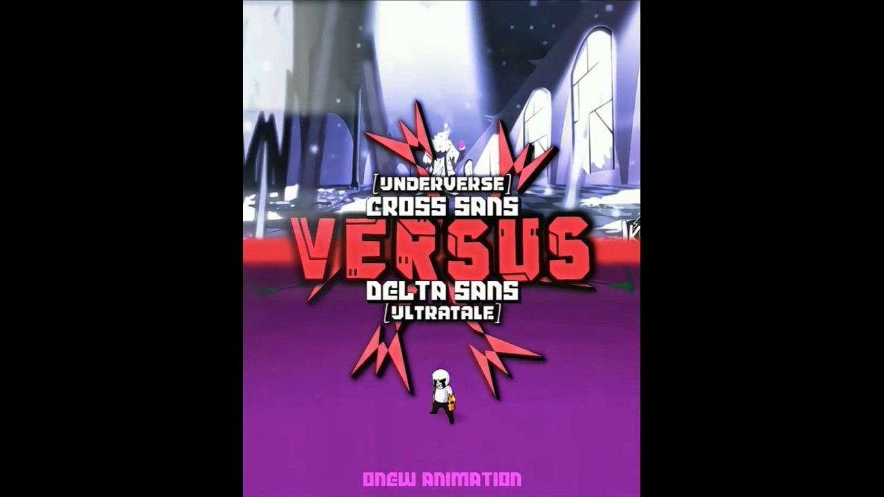 Cross Sans Vs Delta Sans #shorts #undertaleau