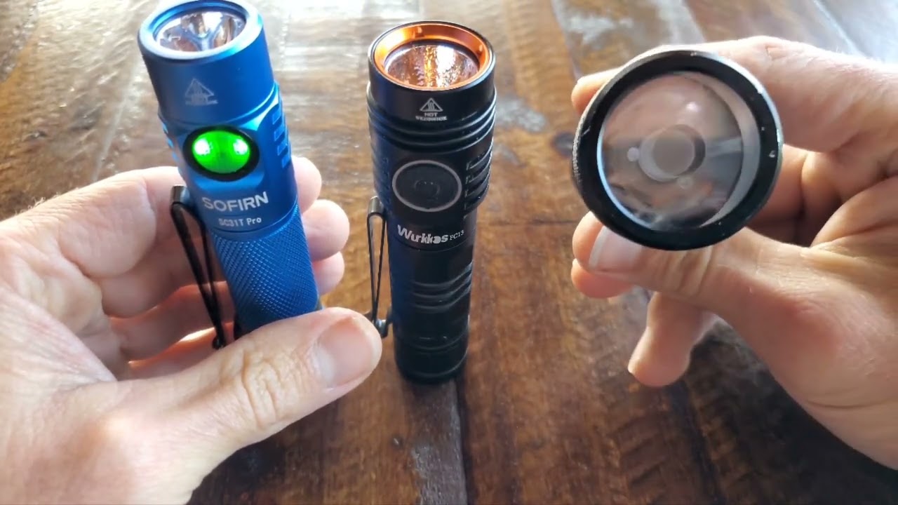 Wurrkos FC13 SFT-40 18650 Anduril 2.0 RGB Button - Compared after 2 weeks of carry...