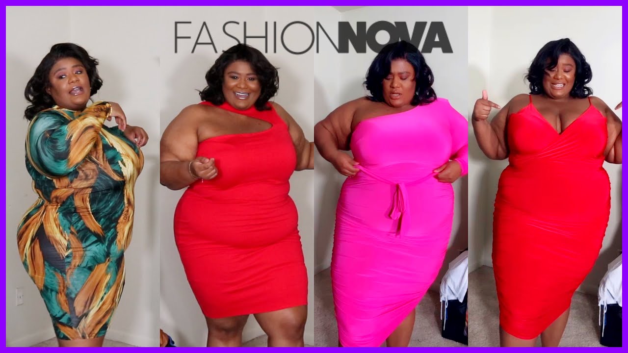 SERVING BODY-ODY-ODY IN THESE FASHIONNOVA DRESSES BABYYYY // PLUS & CURVY TRY ON HAUL // 3X