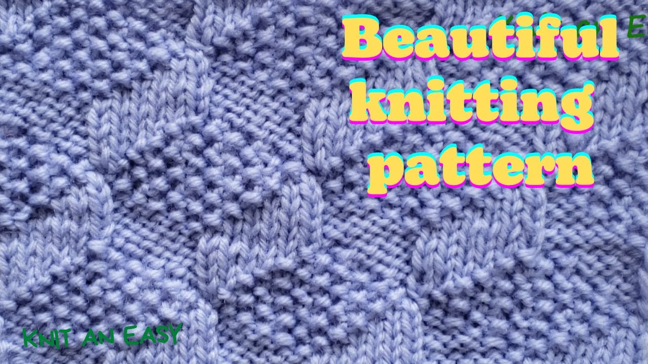 Reversible very Beautiful Knitting Stitch pattern For Sweater/Cardigan /Blanket/Scarf