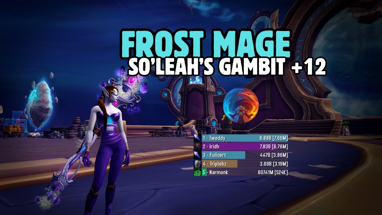 Frostfire Frost Mage | So'leah's Gambit +12 | 7.6M DPS