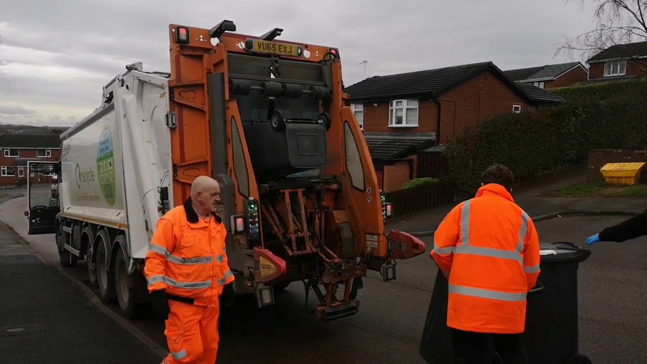 NEDDC Dennis Elite 6 Bin lorry, Garbage truck, Terberg OmniDE lift