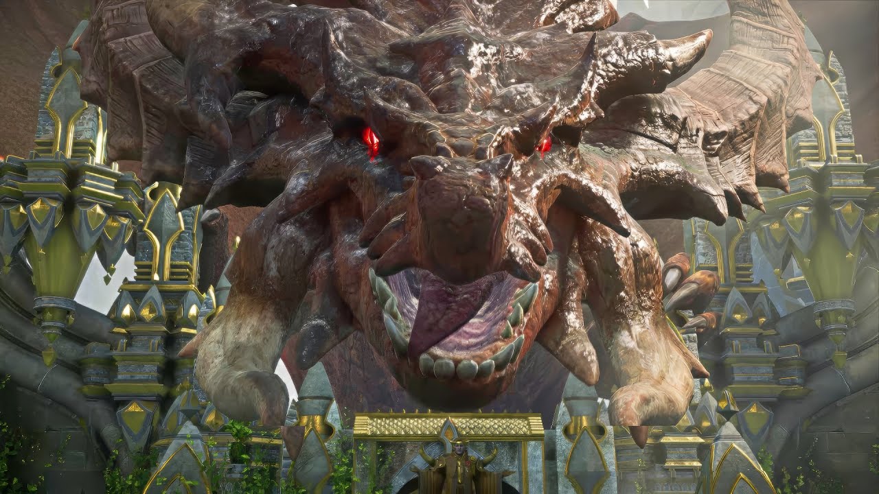 Elgar'nan Summons the Largest Dragon Scene - Dragon Age: The Veilguard (4K)