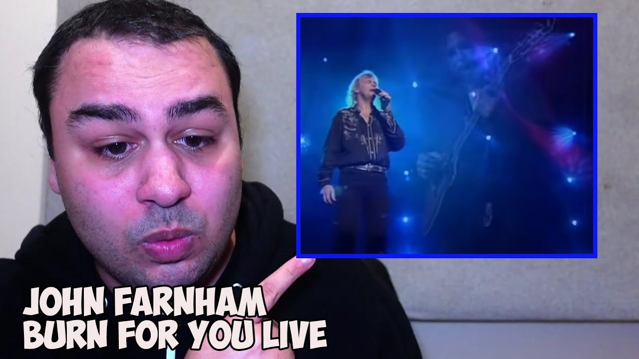 Реакция на выступление Джона Фарнхема — Burn for You вживую.