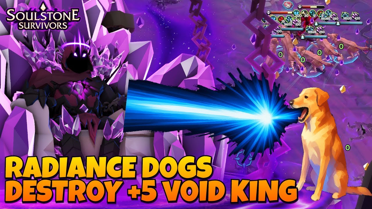 Hound Master's Dogs DESTROY +5 Void King In Record Time | Soulstone Survivors