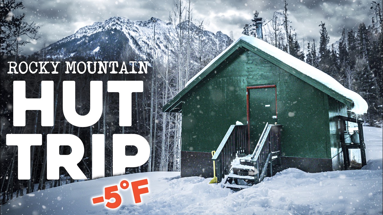We camped in a hut in the woods | Backcountry Hut Trip