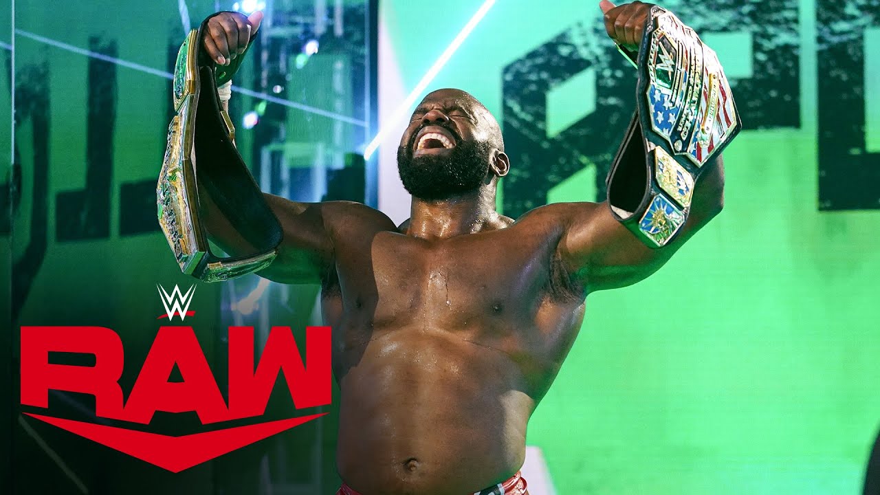 Аполло Крюс против MVP &ndash; матч за звание чемпиона США: Raw, 3 августа 2020 г.
