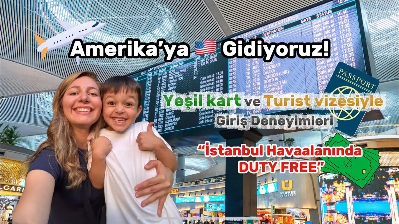 Türkiye’den Amerika’ya yolculuk ✈️ ABD’ye girişte neler yaşadık? -29