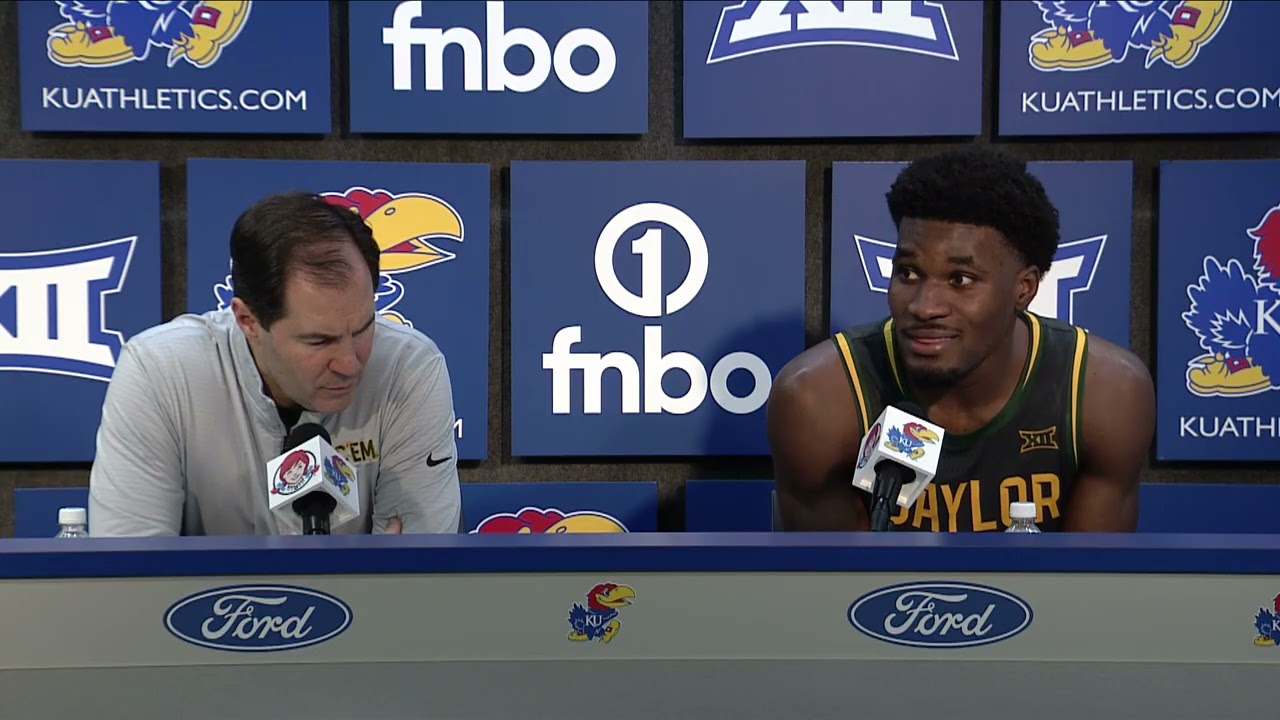 Baylor Basketball (M): Postgame at Kansas | January 16, 2026