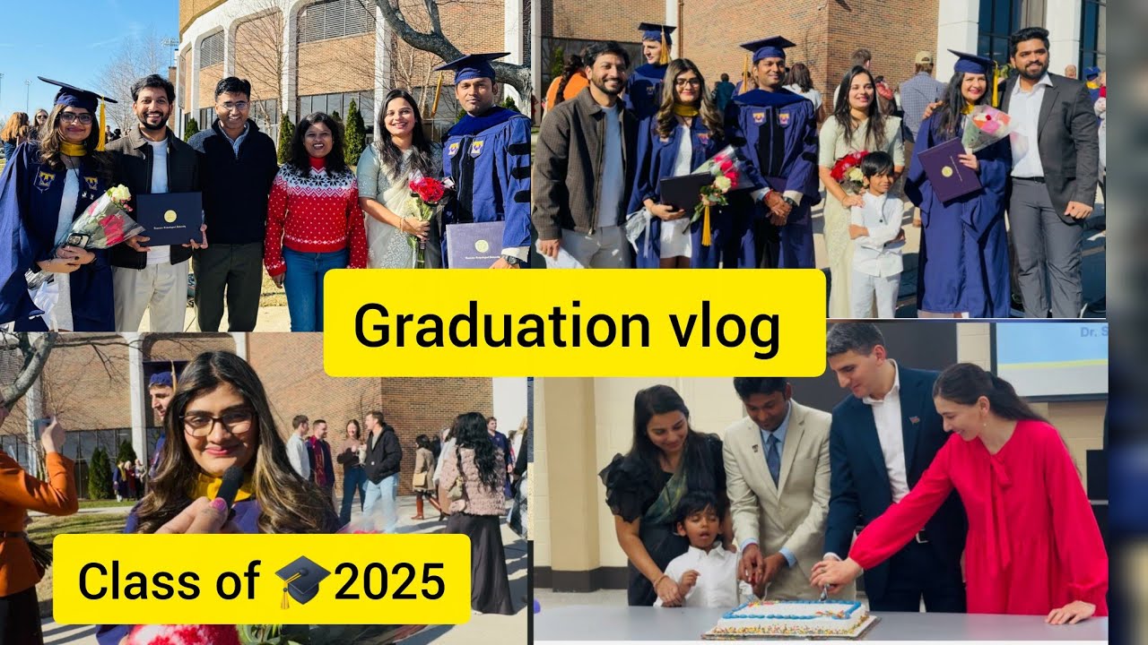 फ्रेंड्सचा Graduation सोहळा| टोपी 🎓, डिग्री आणि धमाल | आजचा दिवस सगळ्यांसाठी special | USAमराठी vlog