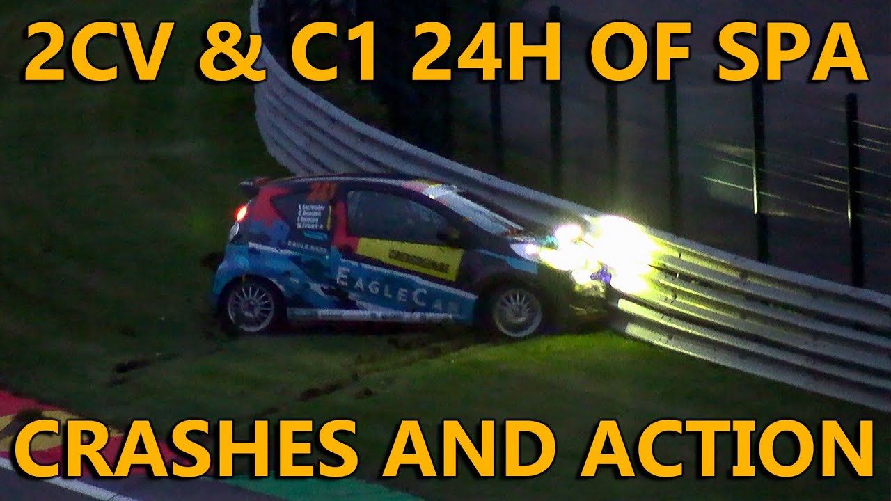 2CV & C1 24 Hours of Spa - Crashes and Action 2023