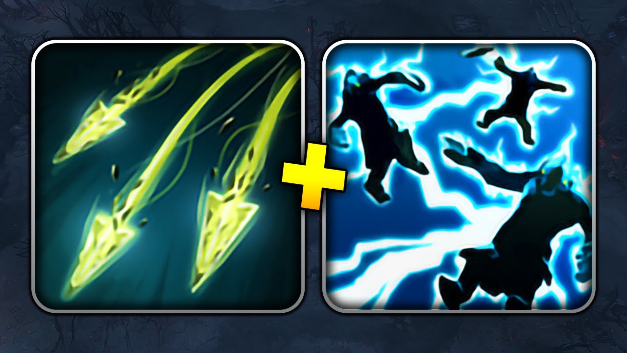BROKEN COMBO 5 EXTRA TARGETS Split Shot + Arc Lightning | Ability Draft