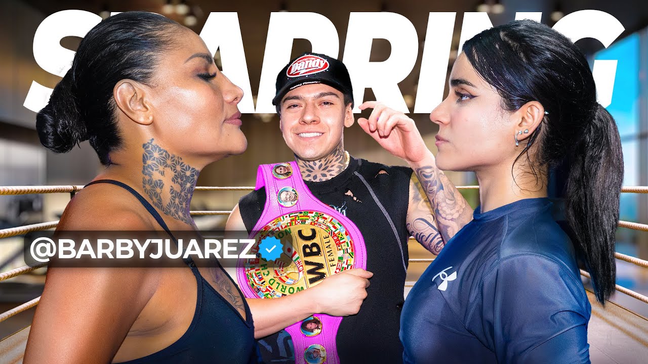 SPARRING Y ENTRENAMIENTO CON  BARBY JUÁREZ LA BOXEADORA TOP 1 DE LA HISTORIA MEXICANA 🔥🥊