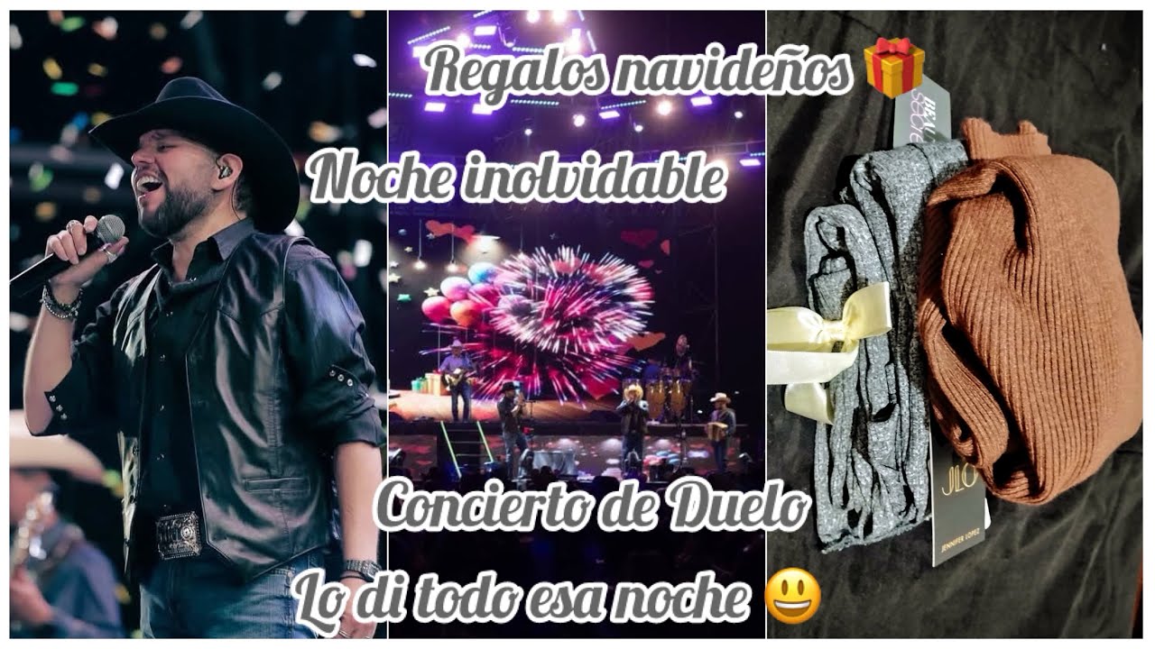 Fui al concierto de Duelo🌀en la feria,regalos navideños🎁 y noche inolvidable 😍😃| Perla De León 