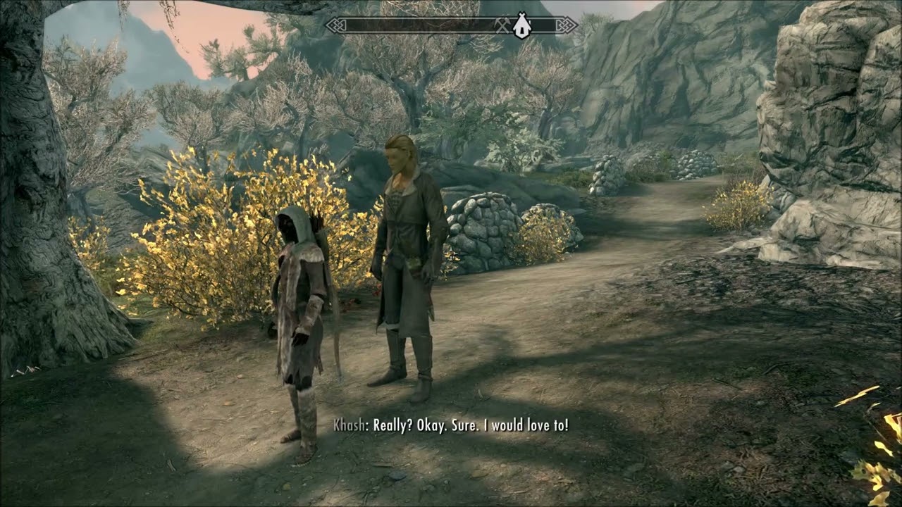 Khash and Caryalind Interactions (Sidekicks of Tamriel)
