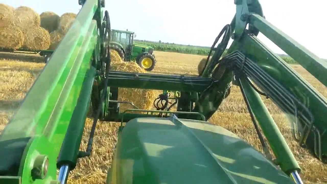 Zwożenie Beli 2013|John Deere 6330 Premium||John Deere 6630 Premium|