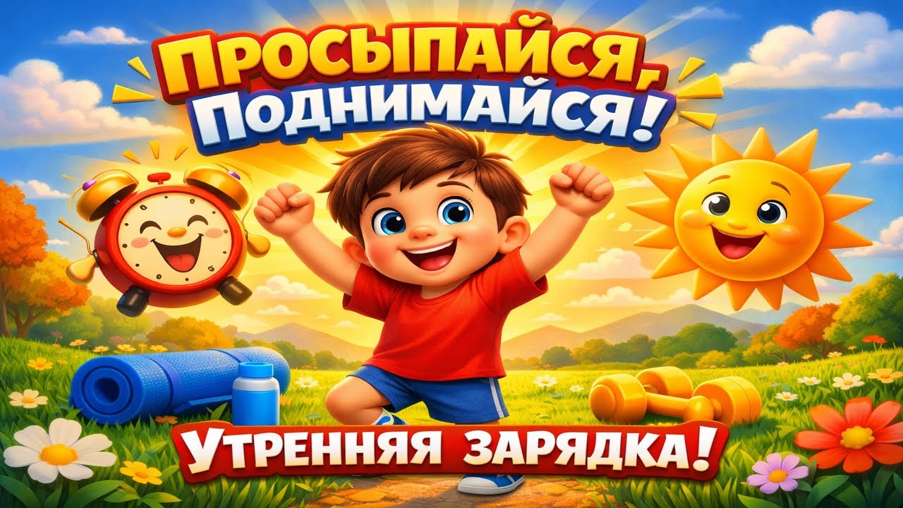 ПРОСЫПАЙСЯ, ПОДНИМАЙСЯ | УТРЕННЯЯ ЗАРЯДКА В ДВИЖЕНИИ