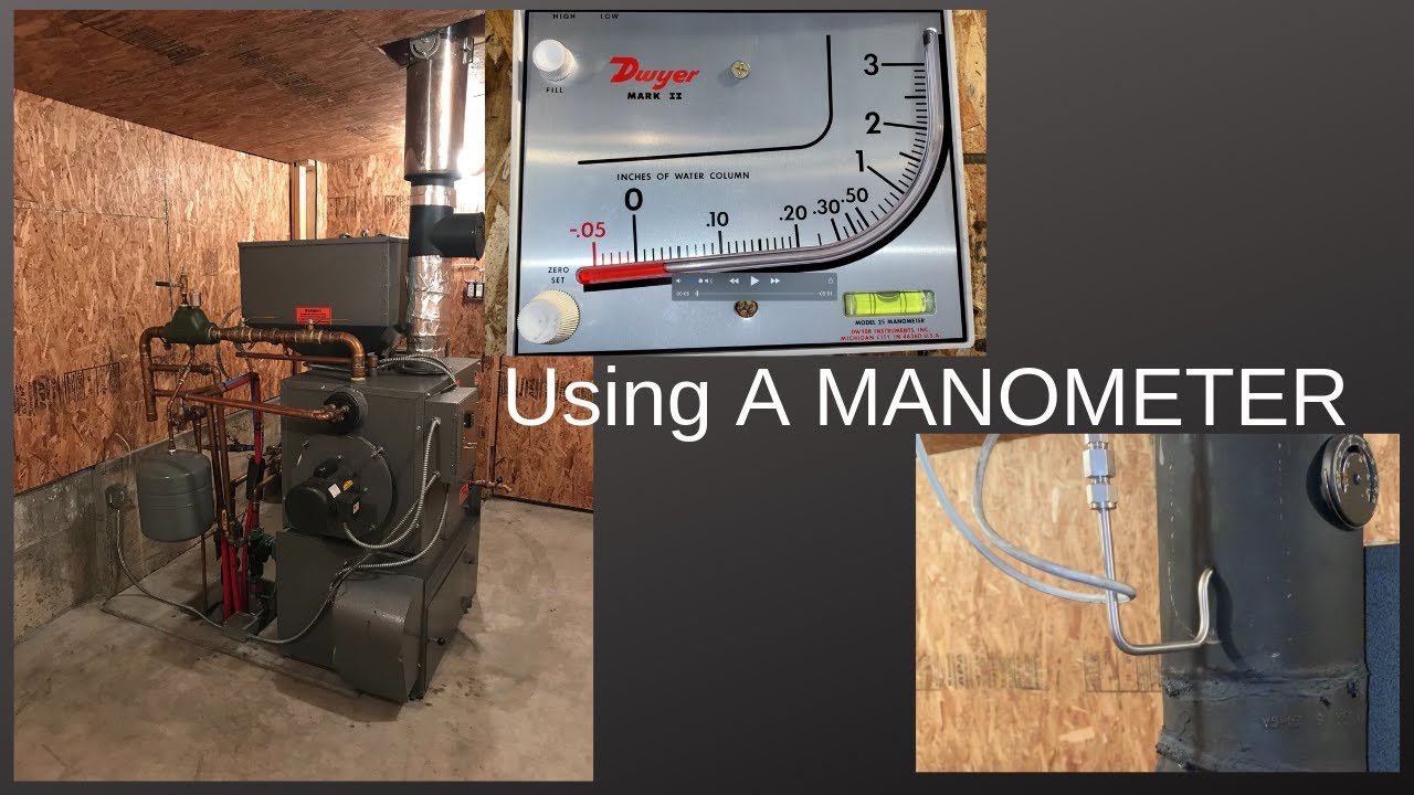 Dwyer Manometer on Coal Gun S130 COAL Boiler