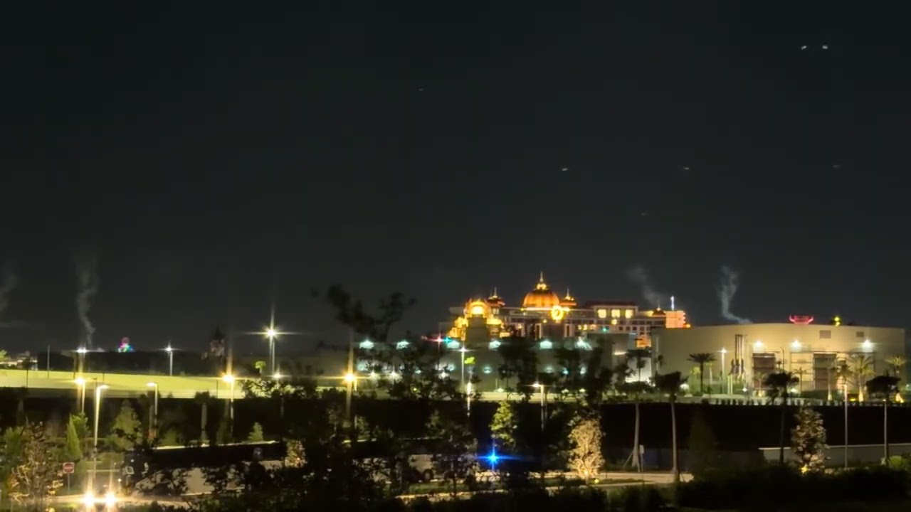 Epic Universe Fireworks Testing for Rumored New Show #epicuniverse 