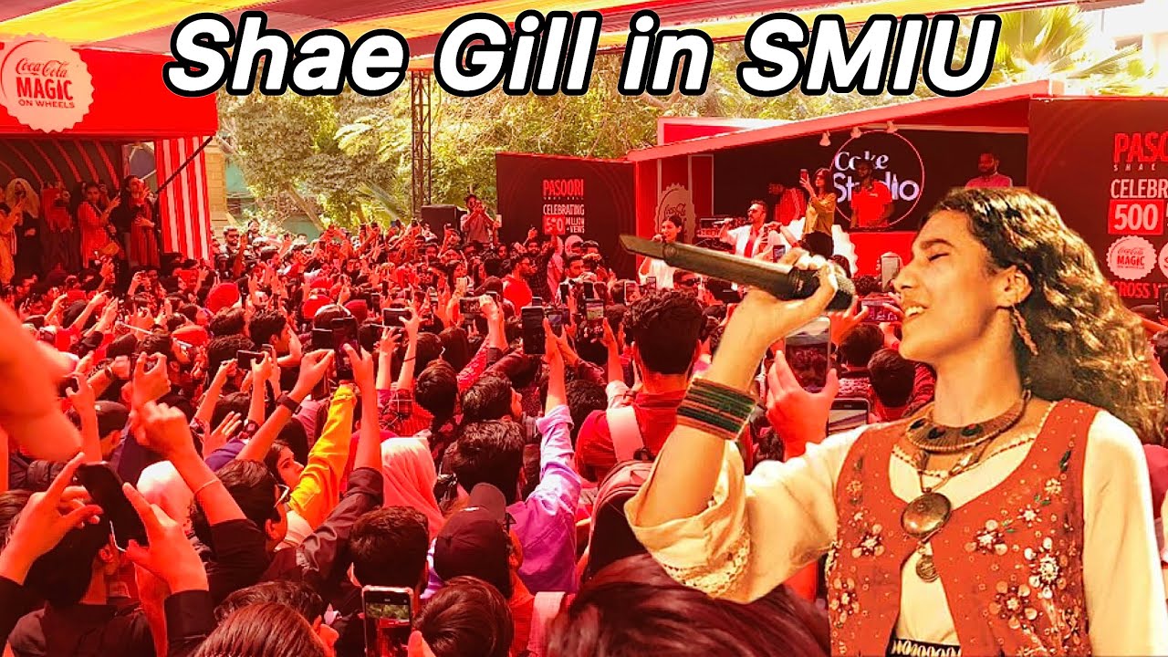 COKE STUDIO PASOORI SHAE GILL CONCERT IN SMIU UNIVERSITY @cokestudio @PakistanSuperLeagueOfficial