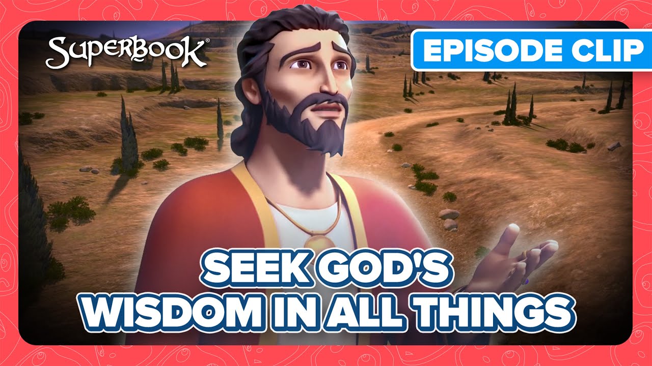 God Is the Source of All Wisdom | Superbook - King Solomon English Clip