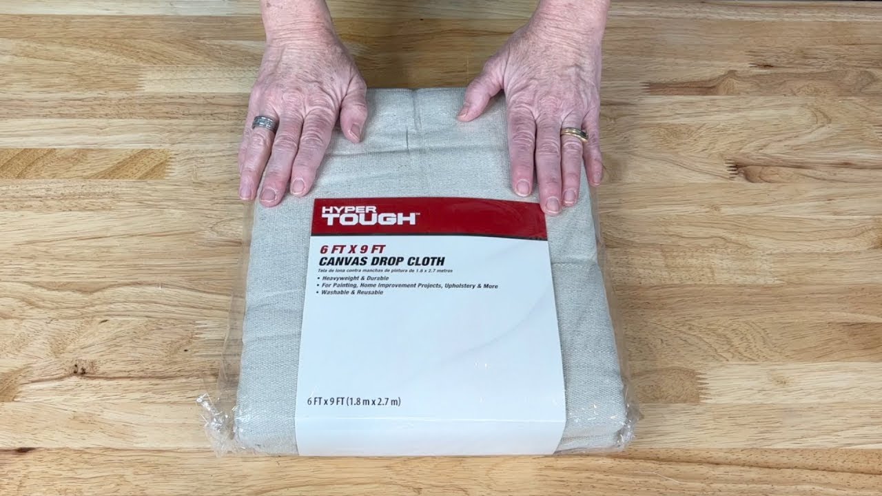 $10 drop cloth hack (fake a HIGH END look!)