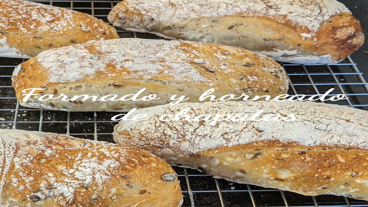 Formado y horneado de chapatas