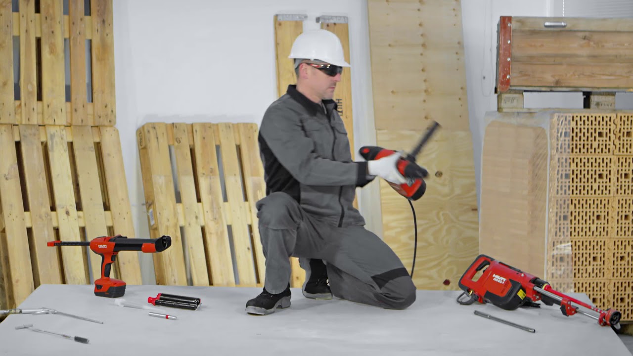 Hilti HIT-RE 500 V3 : Installation on floor/wall with diamond core bit and roughening tool (ICC)