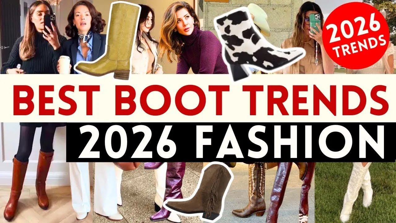 🔴2026 BOOT TRENDS! The BIGGEST BOOT TRENDS You'll See Everywhere This Fall 2025 and winter 2026!