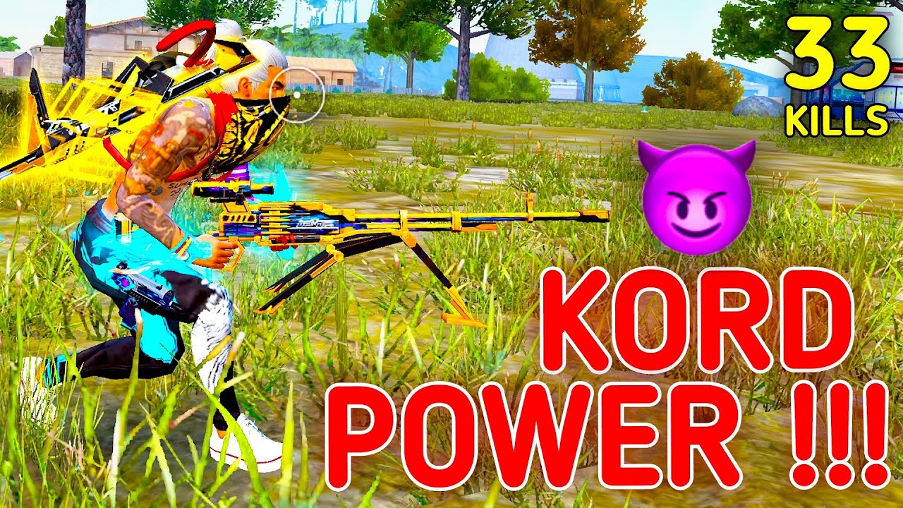 SOLO VS SQUAD || KORD😱!!! BECOMES THE MOST DANGEROUS WEAPON AFTER UPDATE🔥!!!|| 90% HEADSHOT INTEL I5