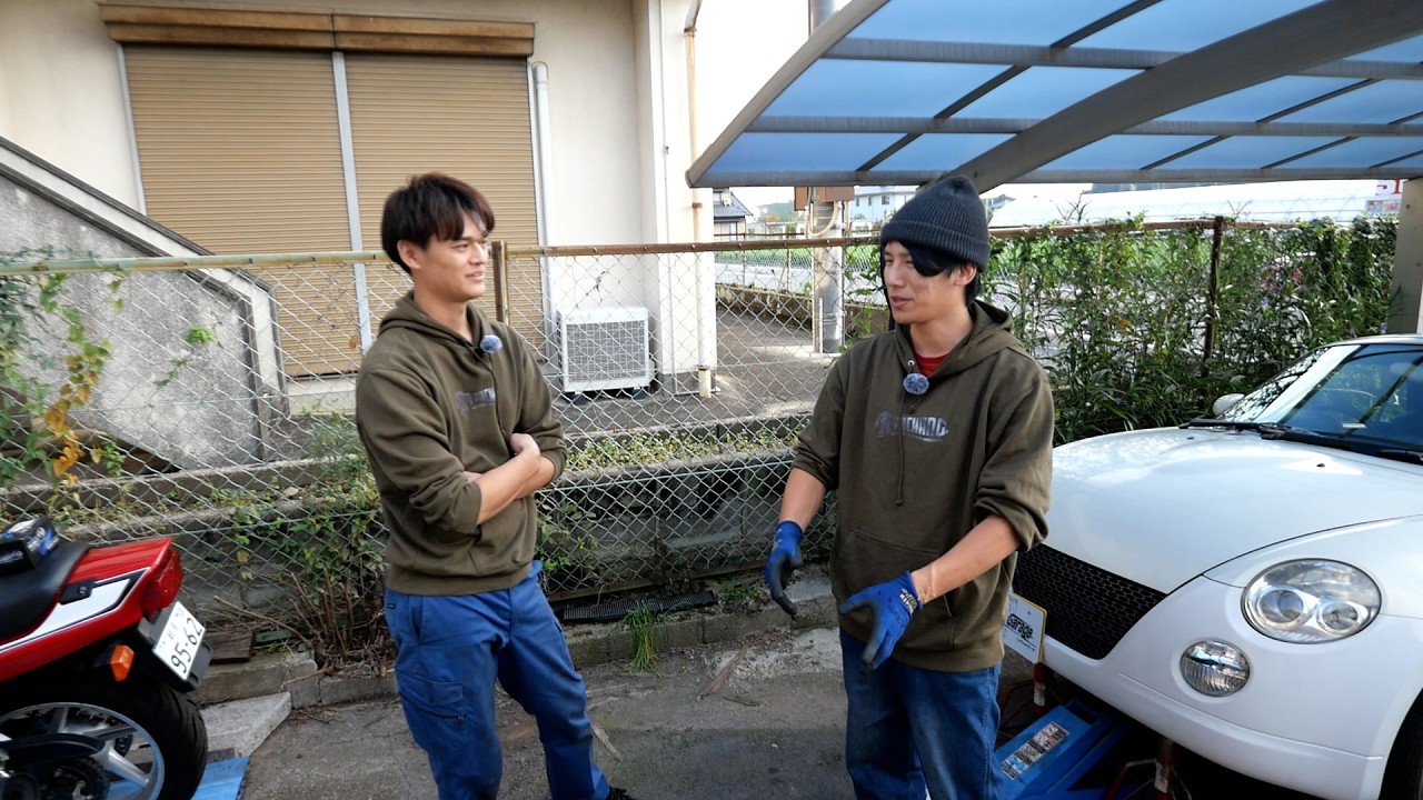 桜井君がコペンのブレーキパッド交換に挑戦するのを応援してみた結果・・・