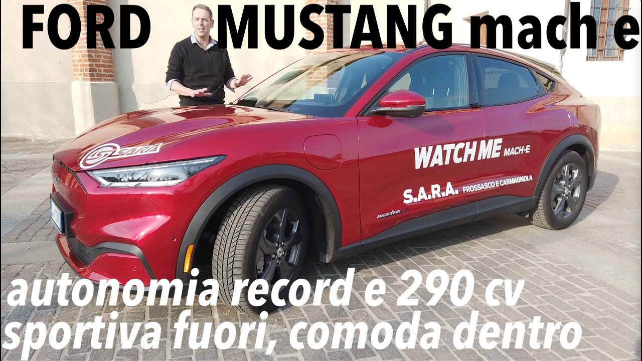 Ford Mustang Mach E: la prima Ford 100% elettrica. Muscoli, cavalli, comfort e autonomia record