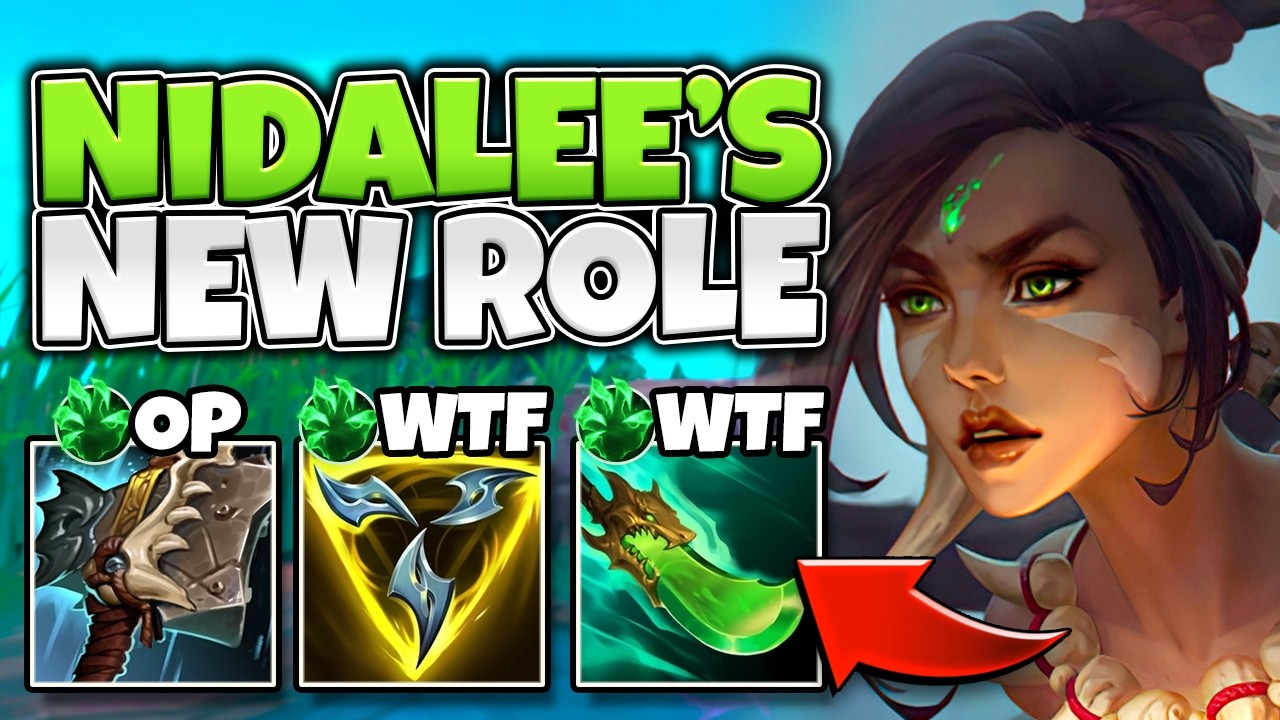 NIDALEE HAS A NEW MAIN ROLE IN LEAGUE OF LEGENDS... (BRUISER NIDALEE TOP)