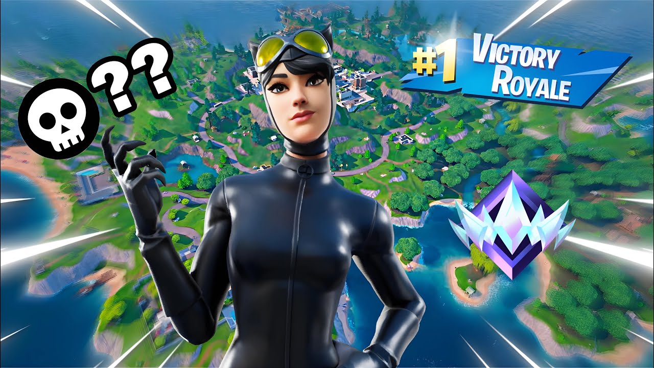 Catwoman x Grappling Claw Pickaxe Gameplay! | UNREAL Rank Reload ZB