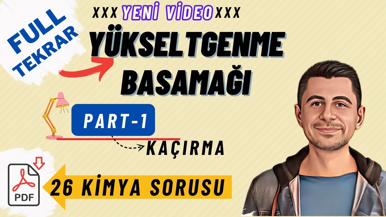 Yükseltgenme Basamağı | Soru Çözümü | Kimya Full Tekrar - AYT Part01